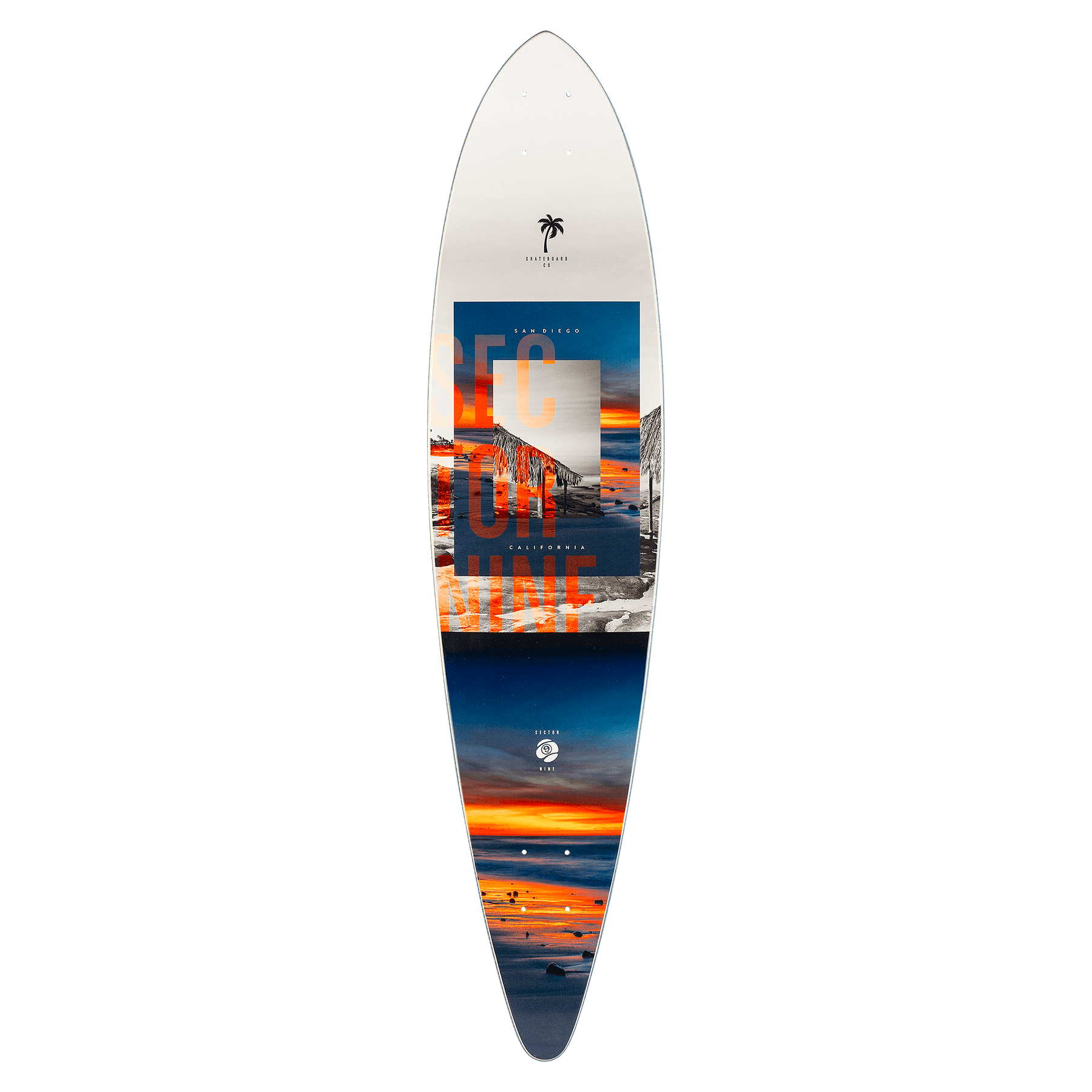 Sector 9 Jewel Merchant Longboard Complete, Paris Jet Black