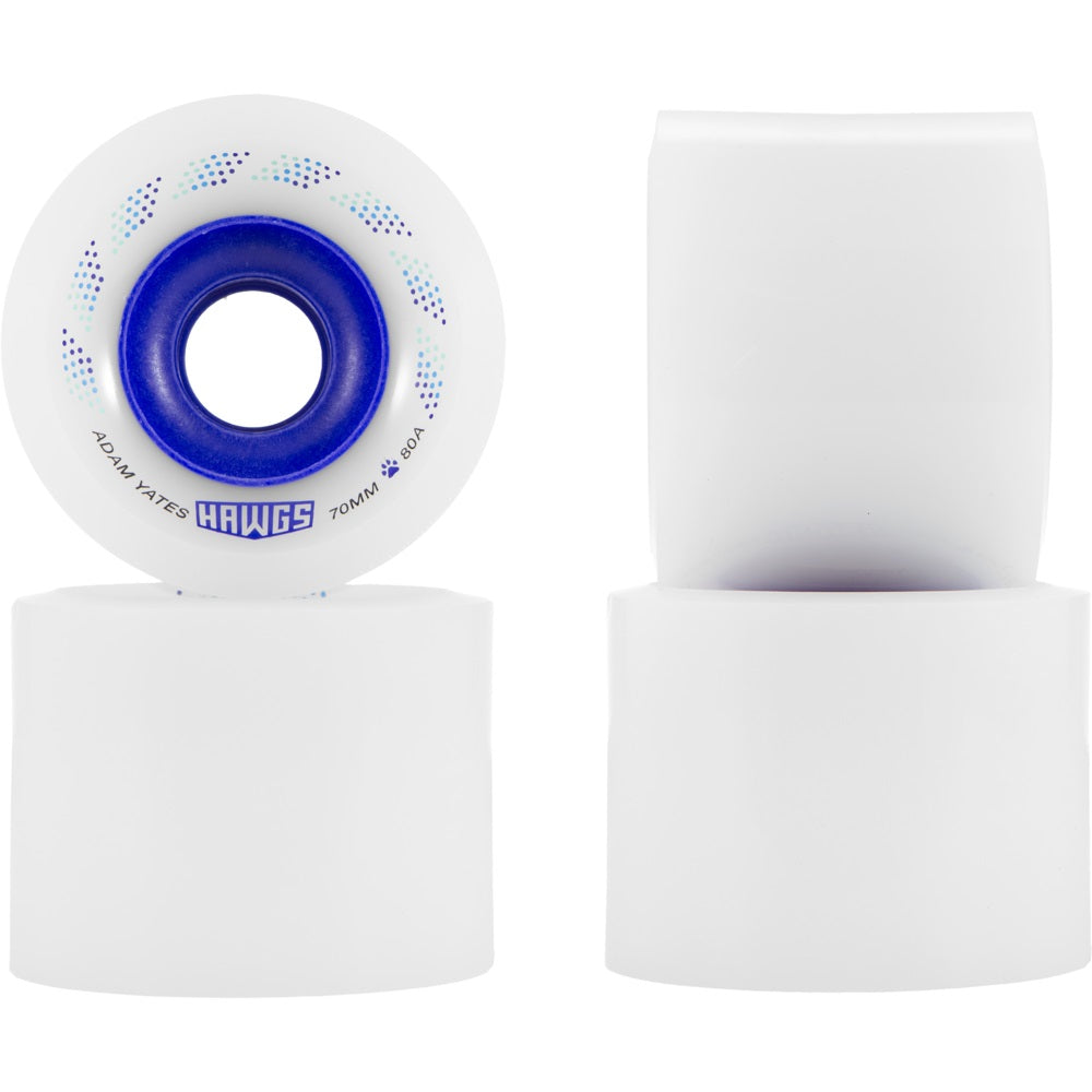 Landyachtz Hawgs Adam Yates Pro Model "Dog Hawgs" Longboard Wheels, 70mm/80a