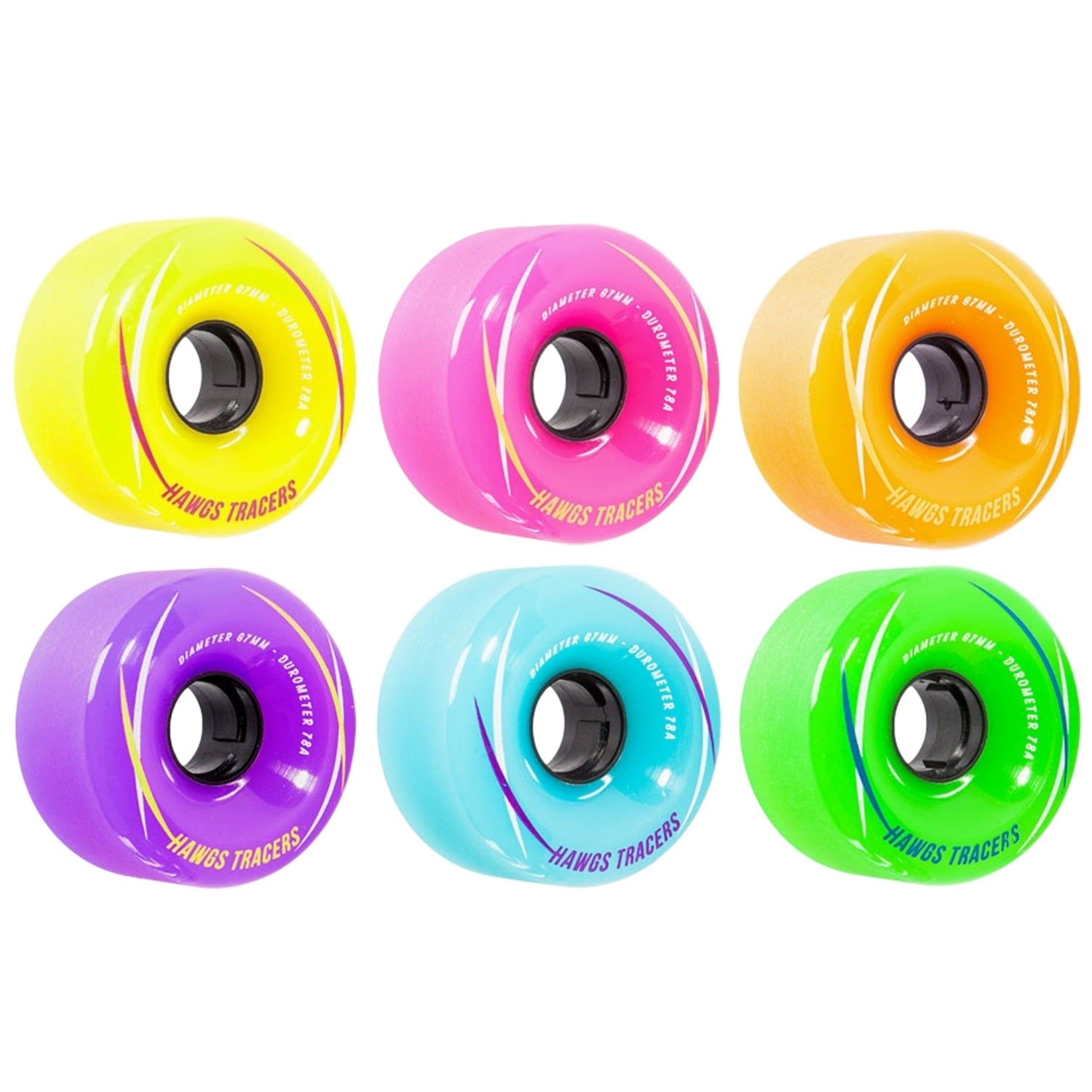 Landyachtz Tracer Hawgs Wheels, 67mm