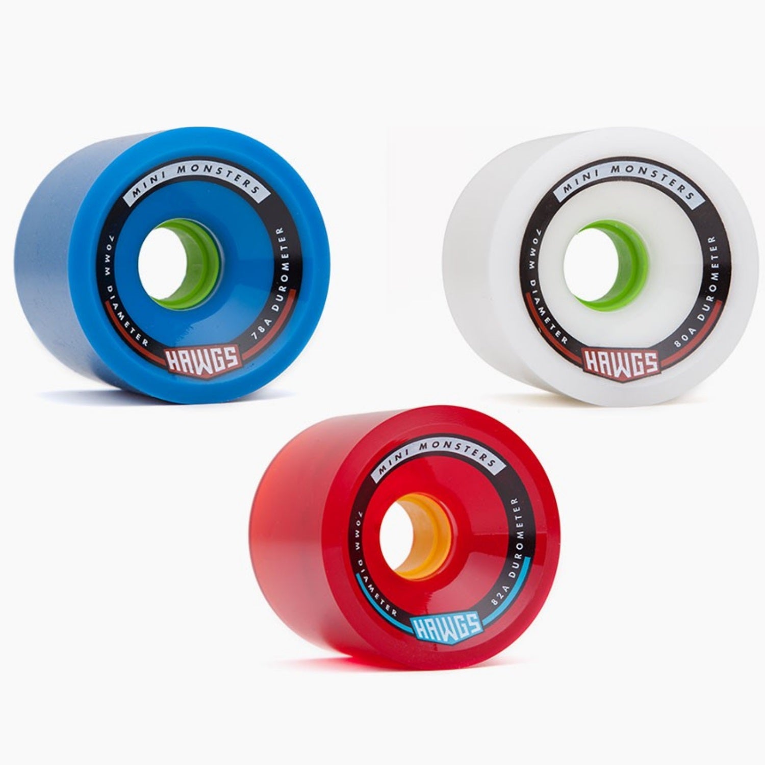 monsters wheels Landyachtz Mini Monster & Monster Hawgs Longboard Wheels, 70mm