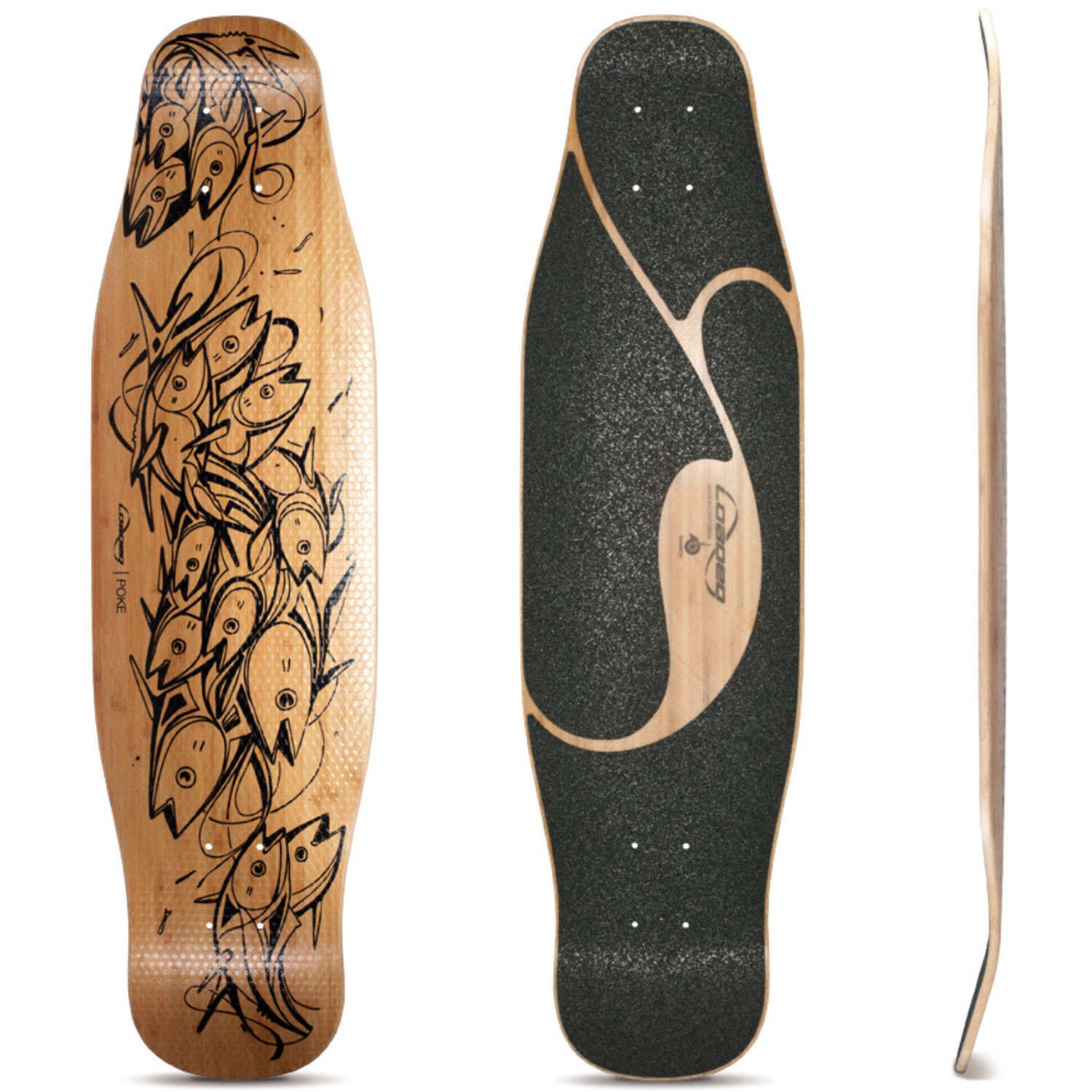 Loaded Poke Longboard, Deck and Complete Loaded Poke Longboard, Deck and Complete