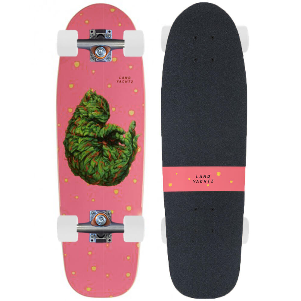Landyachtz Dinghy Series Skateboard, Blunt Meowijuana Complete (Fireball Build)