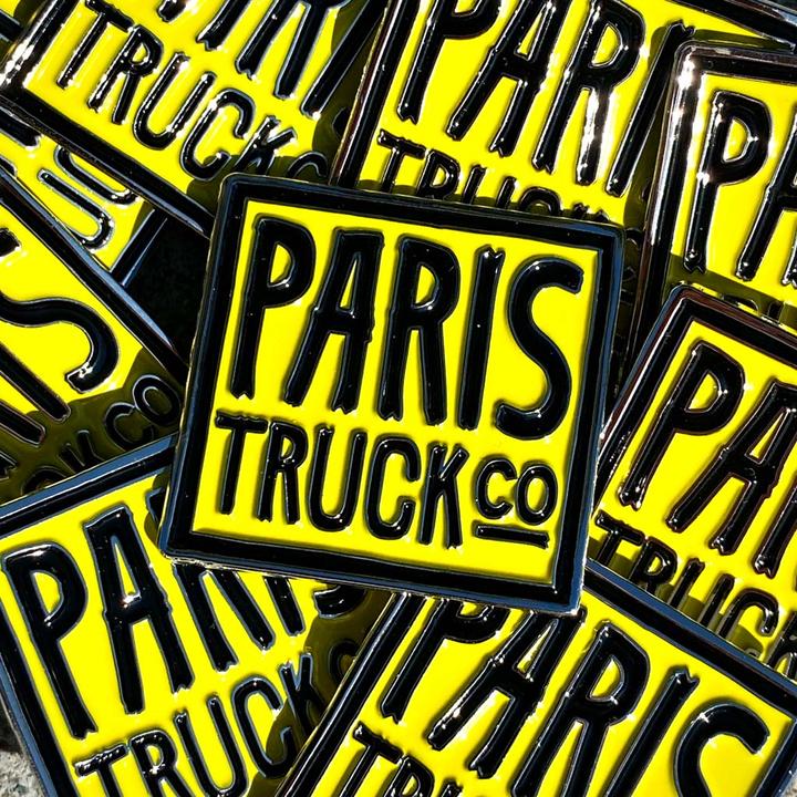 Paris Truck Co. Hipster Logo Pin, 1.25"