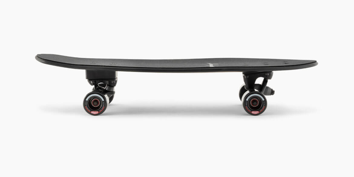 Landyachtz Surf Skate Series Skateboard, Pocket Knife Black Complete