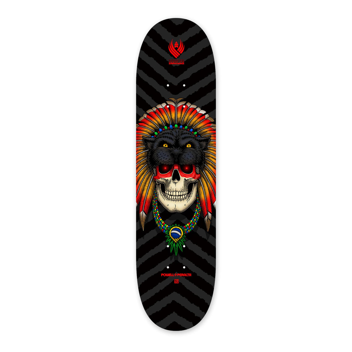 Powell Peralta Flight Deck Kelvin Hoefler Skull, Shape 247, 8.0"