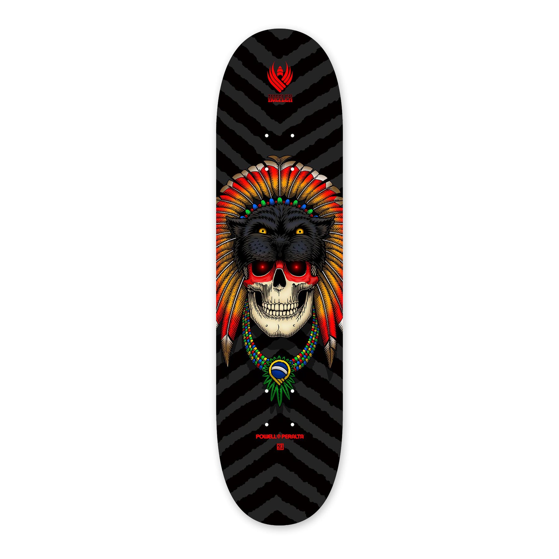 Powell Peralta Flight Deck Kelvin Hoefler Skull, Shape 247, 8.0"