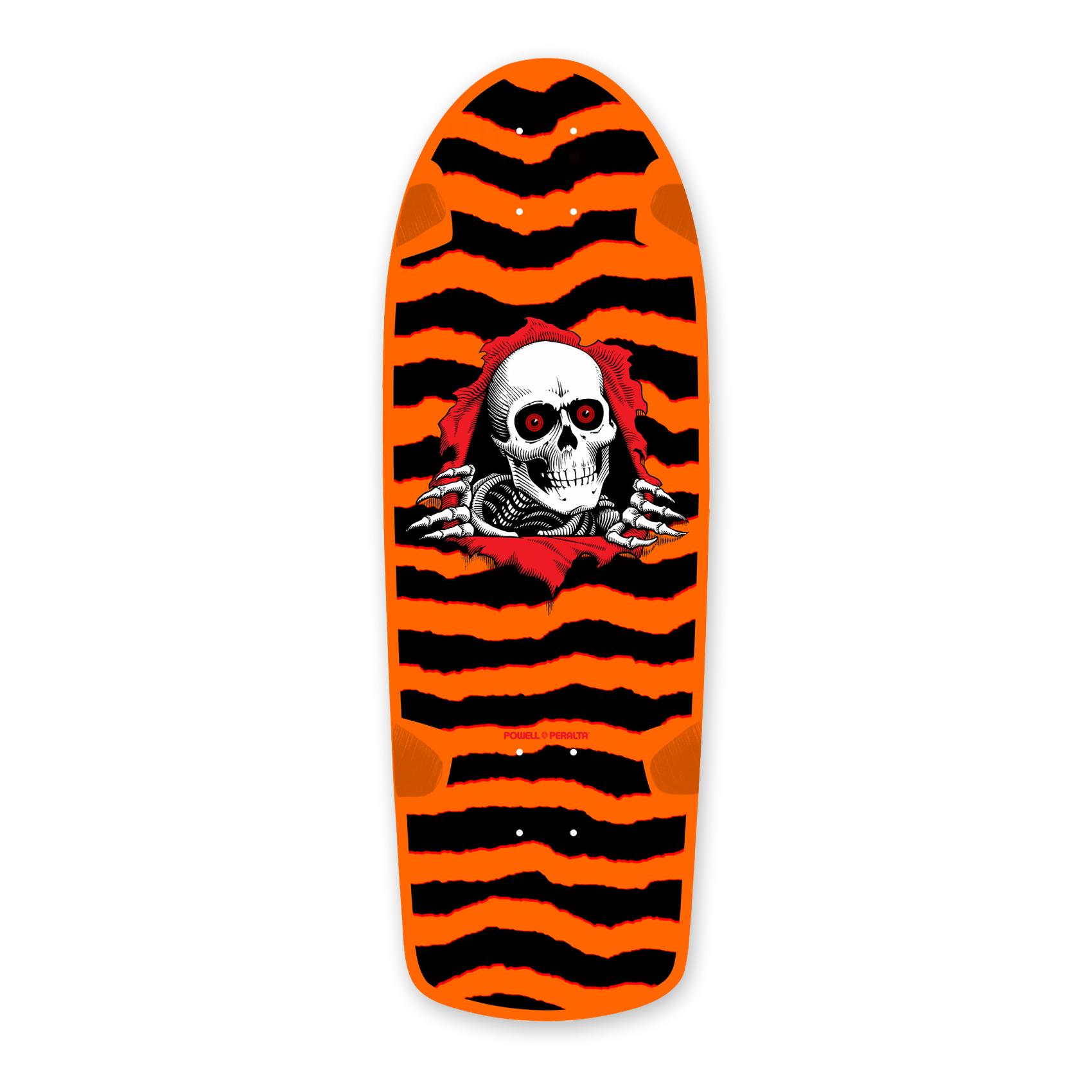 Powell-Peralta OG Old School Ripper Skateboard Deck, Orange/Black, 10.0"