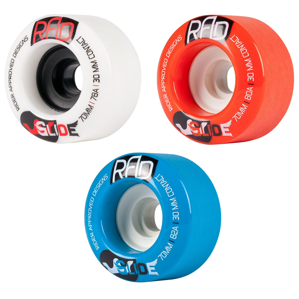 RAD Glide Longboard Wheel, 70mm