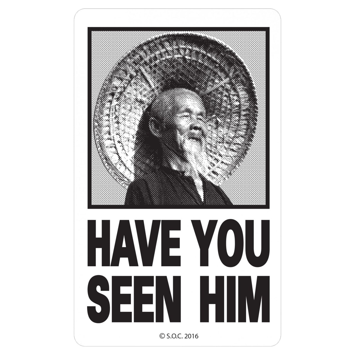 Powell-Peralta Animal Chin Have You Seen Him? Stickers