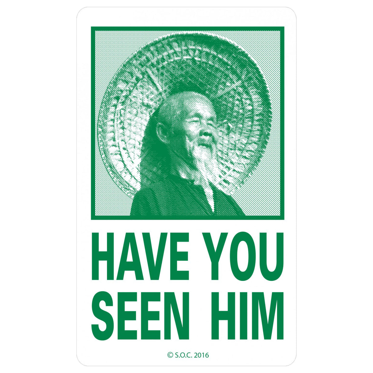 Powell-Peralta Animal Chin Have You Seen Him? Stickers