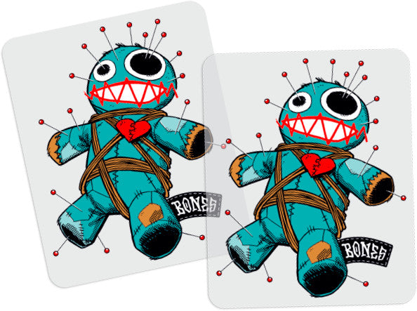 Bones Wheels Boo Voodoo Sticker