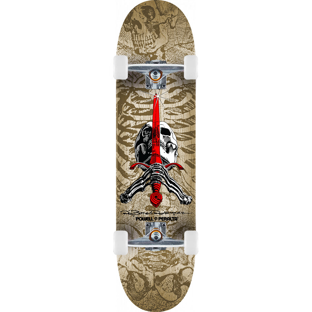 Powell-Peralta Skull & Sword Bowl Complete, Natural, 9.0"