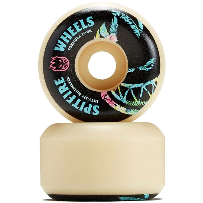 Spitfire Conical Formula Four Wheels, Floral Bighead, 56mm/99a