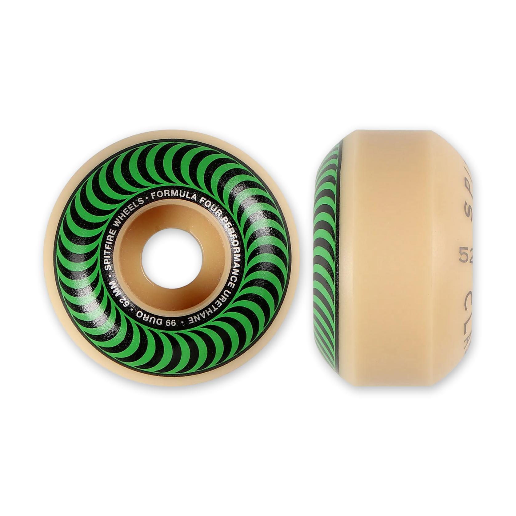 Spitfire Formula Four Classic Skateboard Wheels, 99a