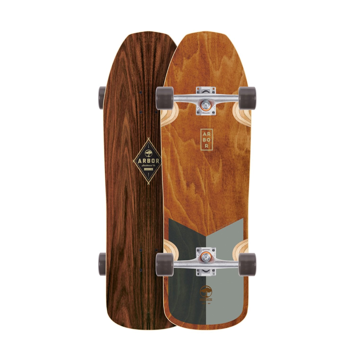 Arbor Oso Skateboard Deck and Complete