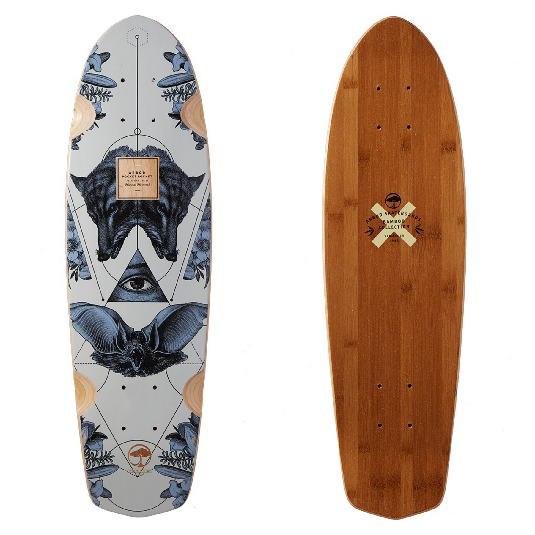 Arbor Pocket Rocket Skateboard, Deck Only