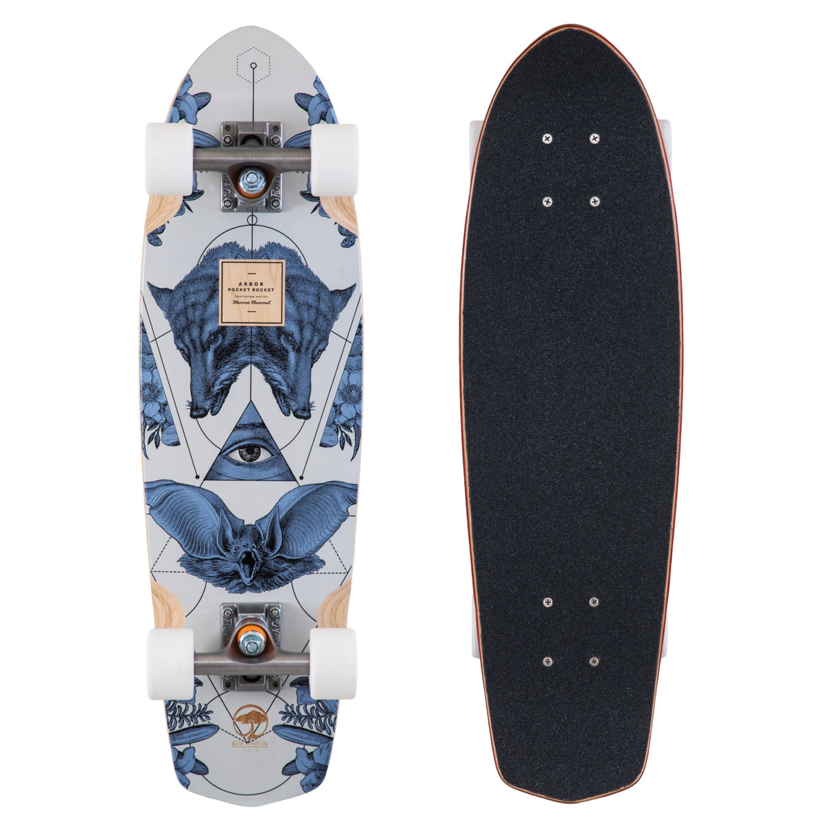 Arbor Pocket Rocket Complete Longboard Skateboard