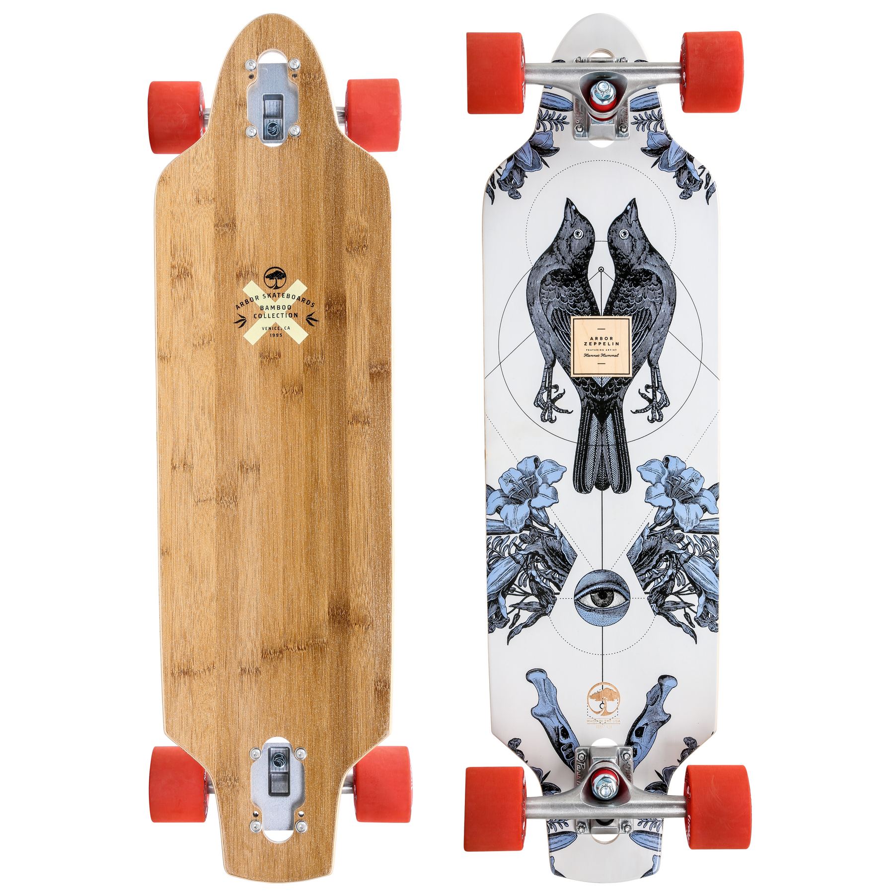 Arbor Zeppelin Longboard, Deck and Complete