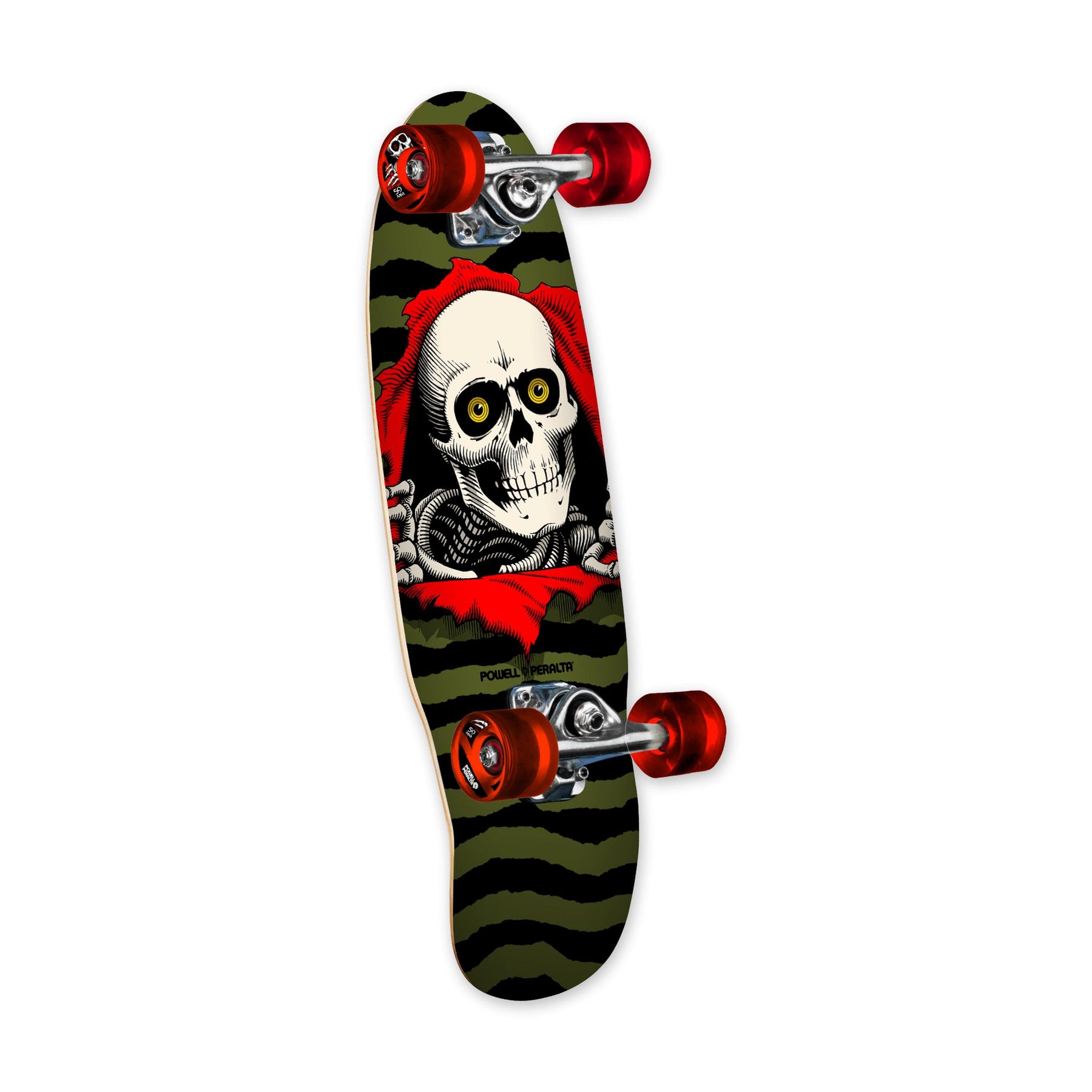 Powell Peralta Micro Mini Complete, Ripper Olive, 7.5"