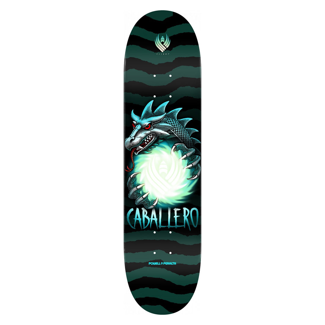 Powell-Peralta Flight Caballero Dragon Ball Skateboard Deck, Shape 243, 8.25"