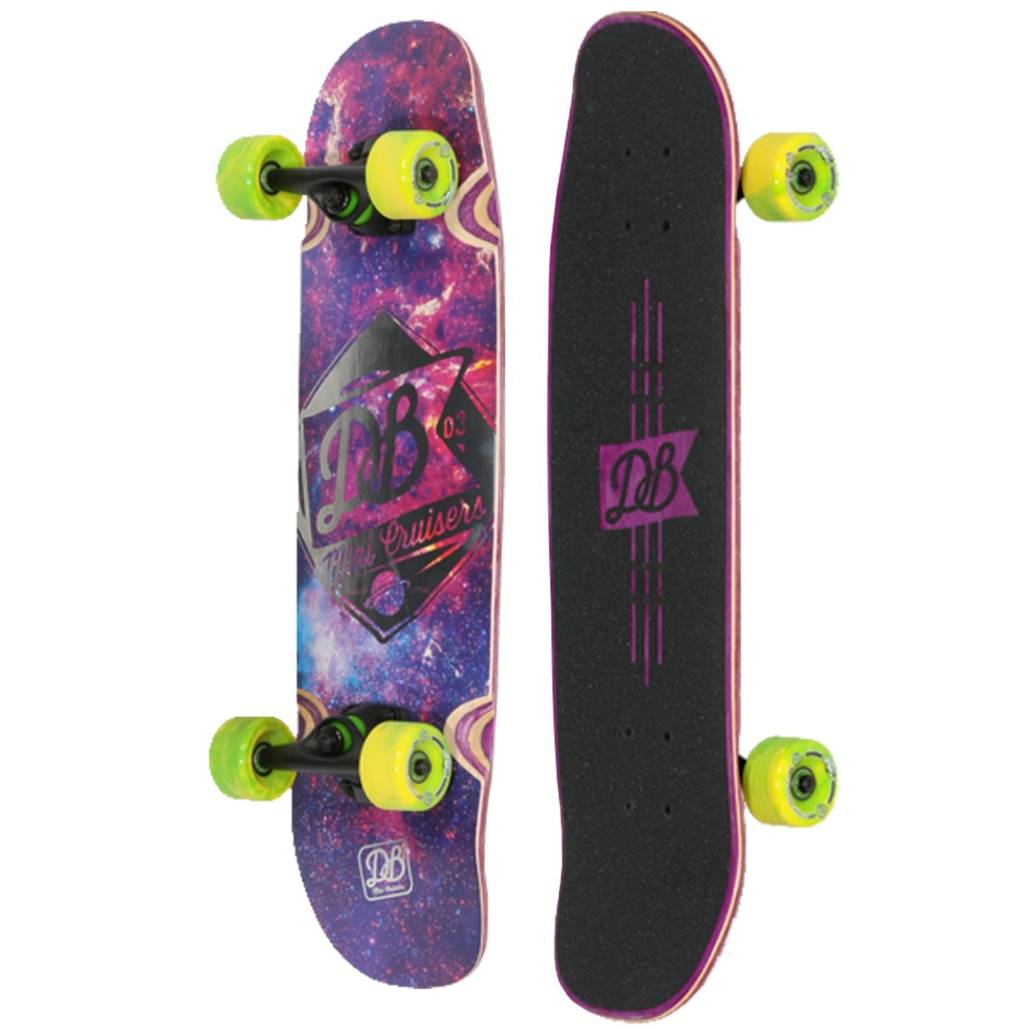 DB Mini Cruiser Skateboard, Complete