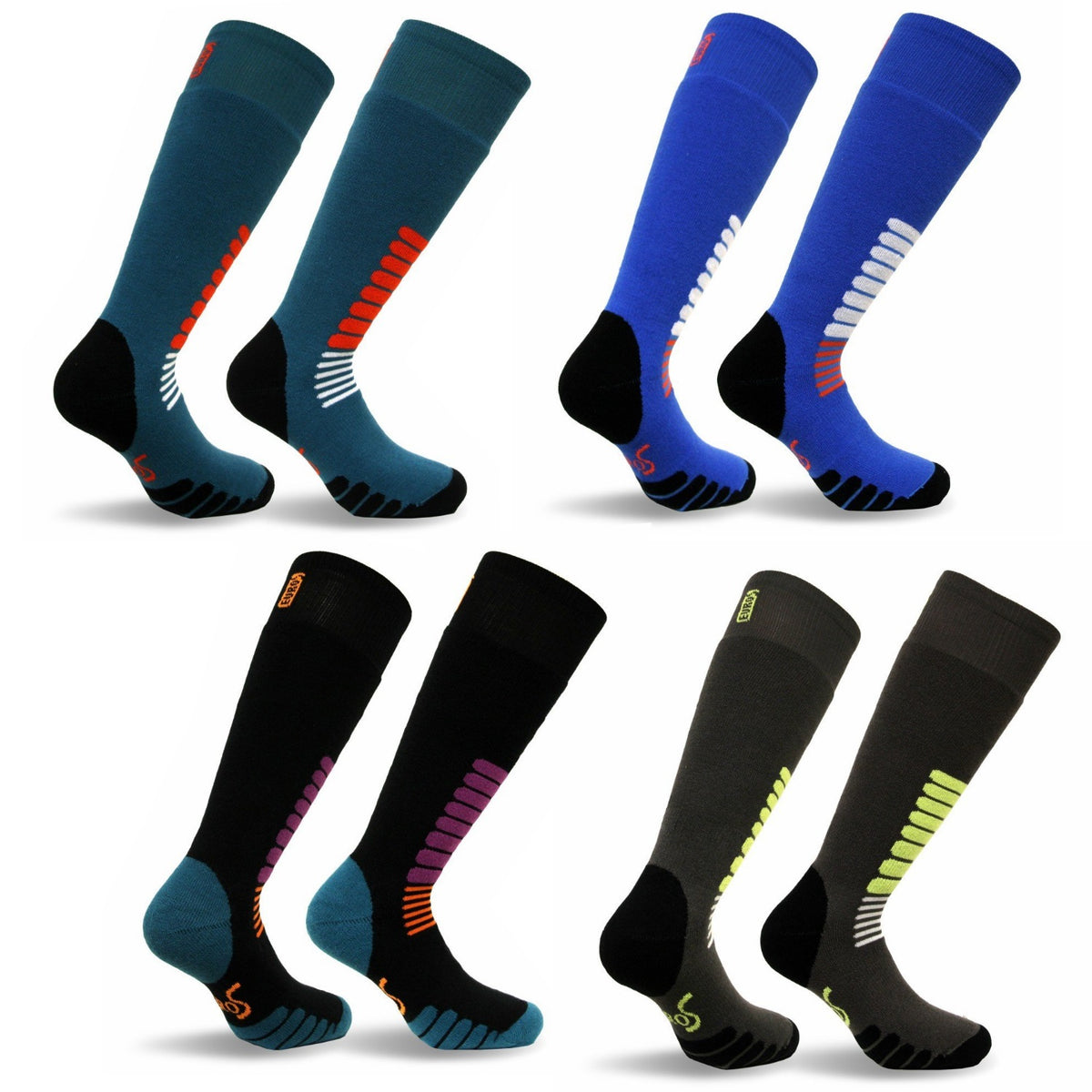 Eurosocks Ski Zone (Over The Calf) Socks