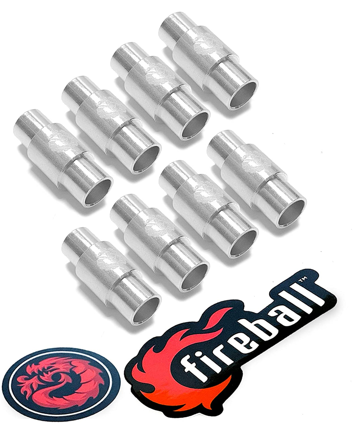 Fireball Dragon Bearing Spacers 6mm, Silver