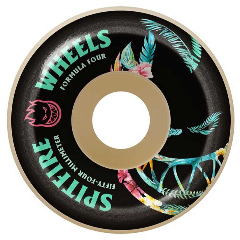Spitfire Conical Formula Four Wheels, Floral Bighead, 56mm/99a