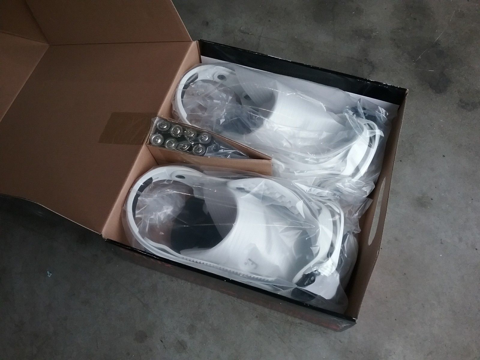 FLUX F9DSLW White Large DS Series Snowboard Bindings US 9-12 New Other