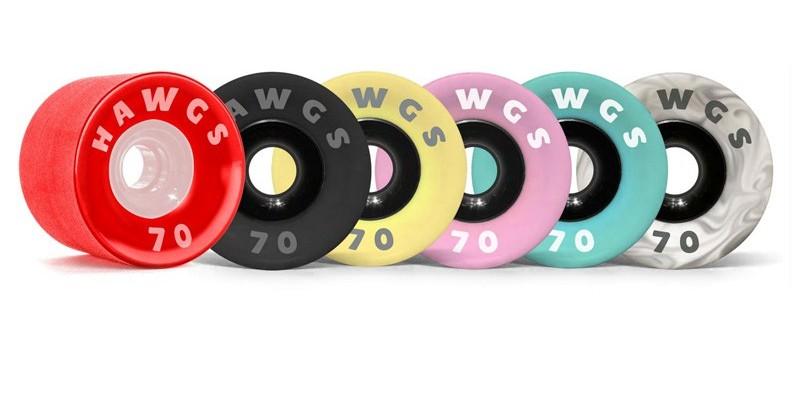 Landyachtz Supreme Hawgs, Clear Red, 70mm