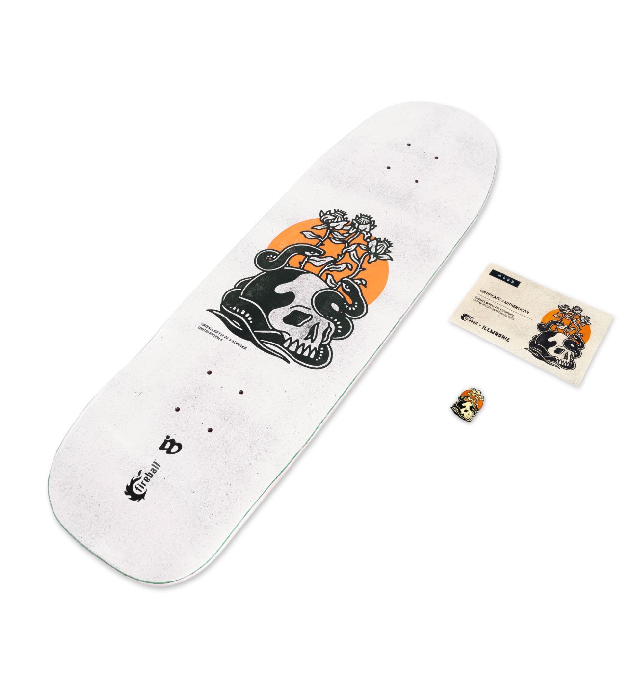 Fireball x Illwookie Artist Series Skateboard