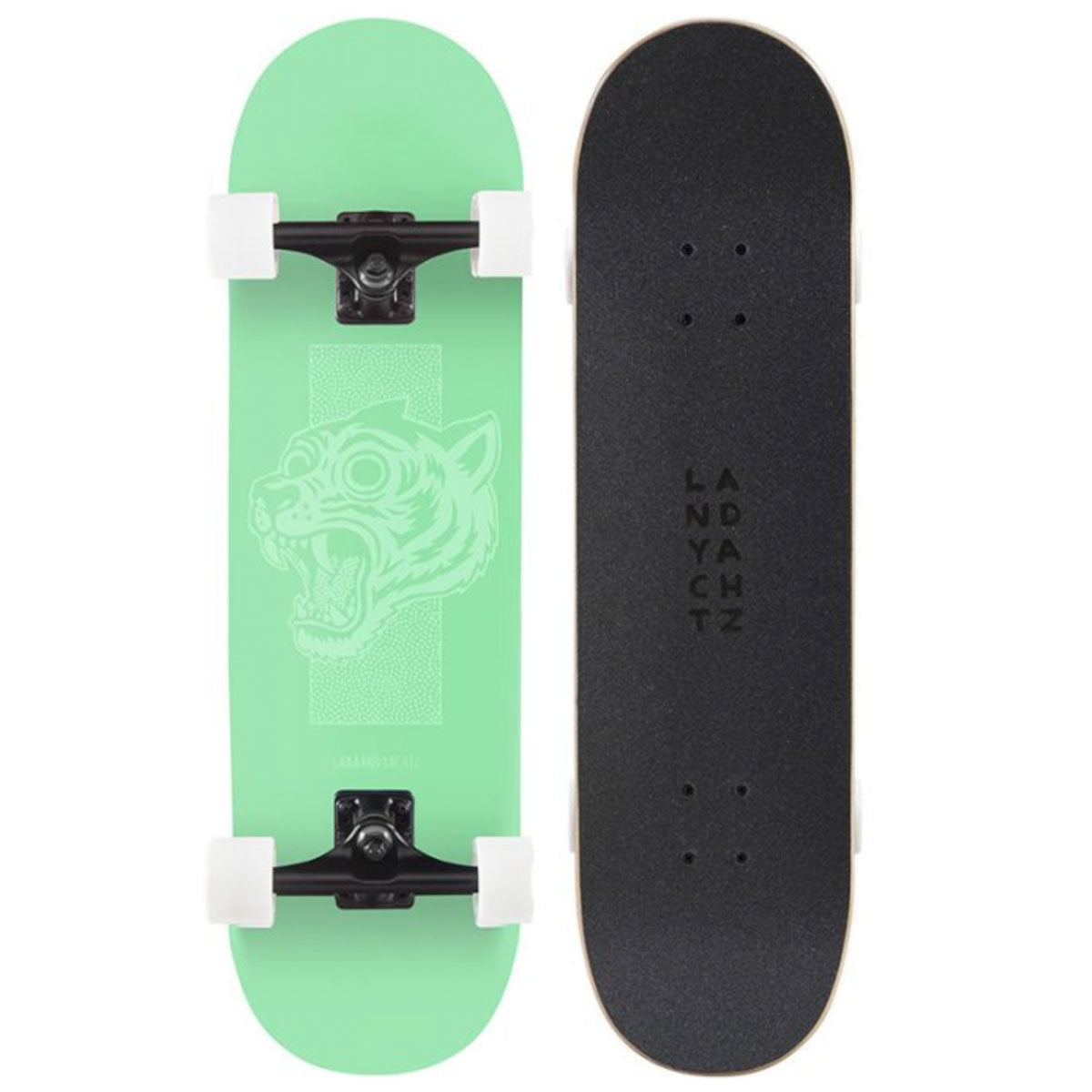 Landyachtz ATV Series Skateboard, Green Tiger