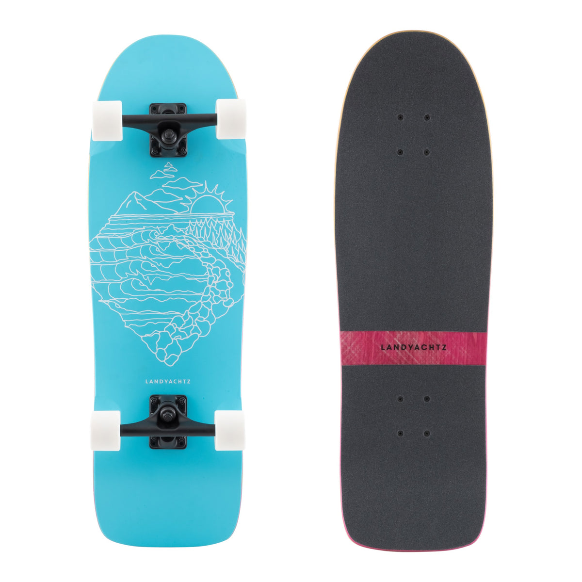 Landyachtz ATV Series Skateboard Complete, Ditch Life Coast