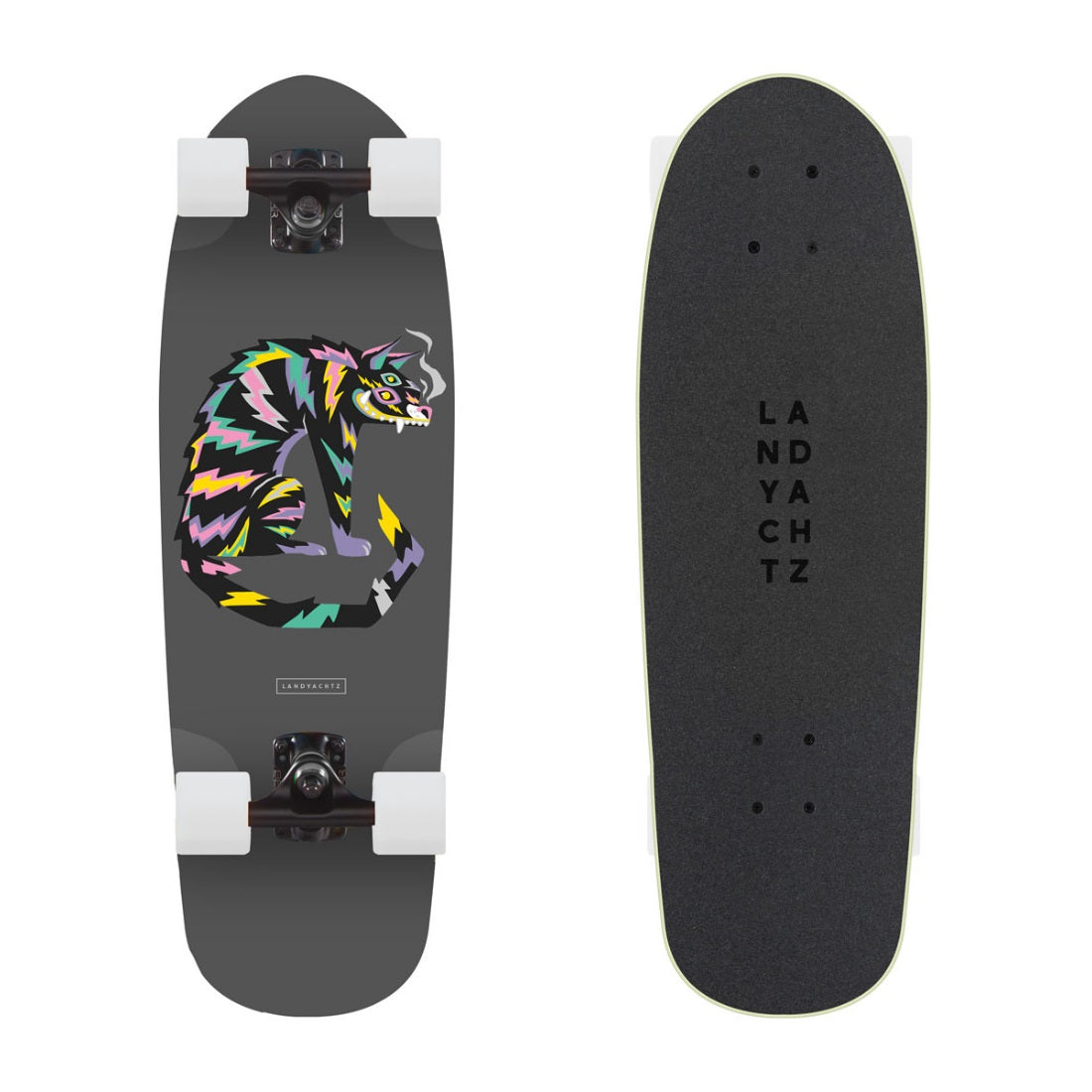 Landyachtz Dinghy Series Skateboard, Blunt Hyena Complete