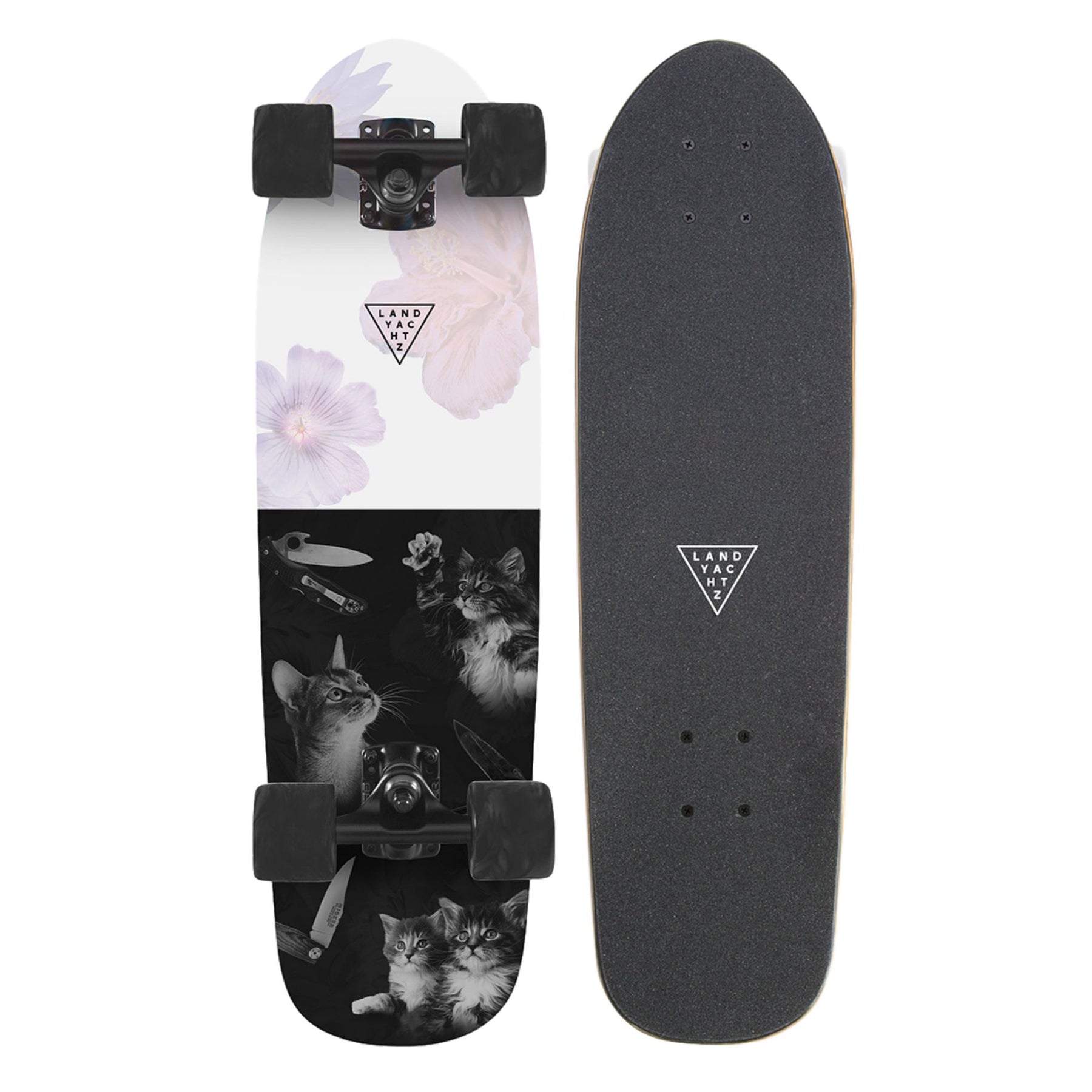 Landyachtz Dinghy Series Skateboard, Cat Fight Complete