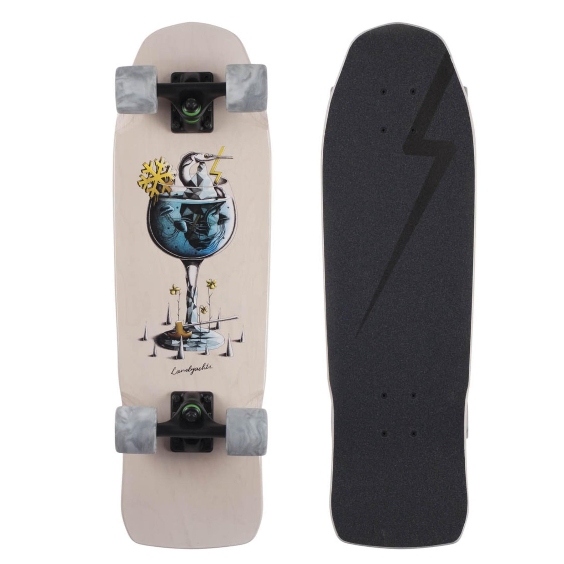 Landyachtz Dinghy Series Skateboard, Gin & Tonic Complete