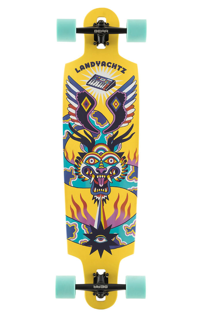 Landyachtz Drop Cat 38 Longboard Skateboard, Journey