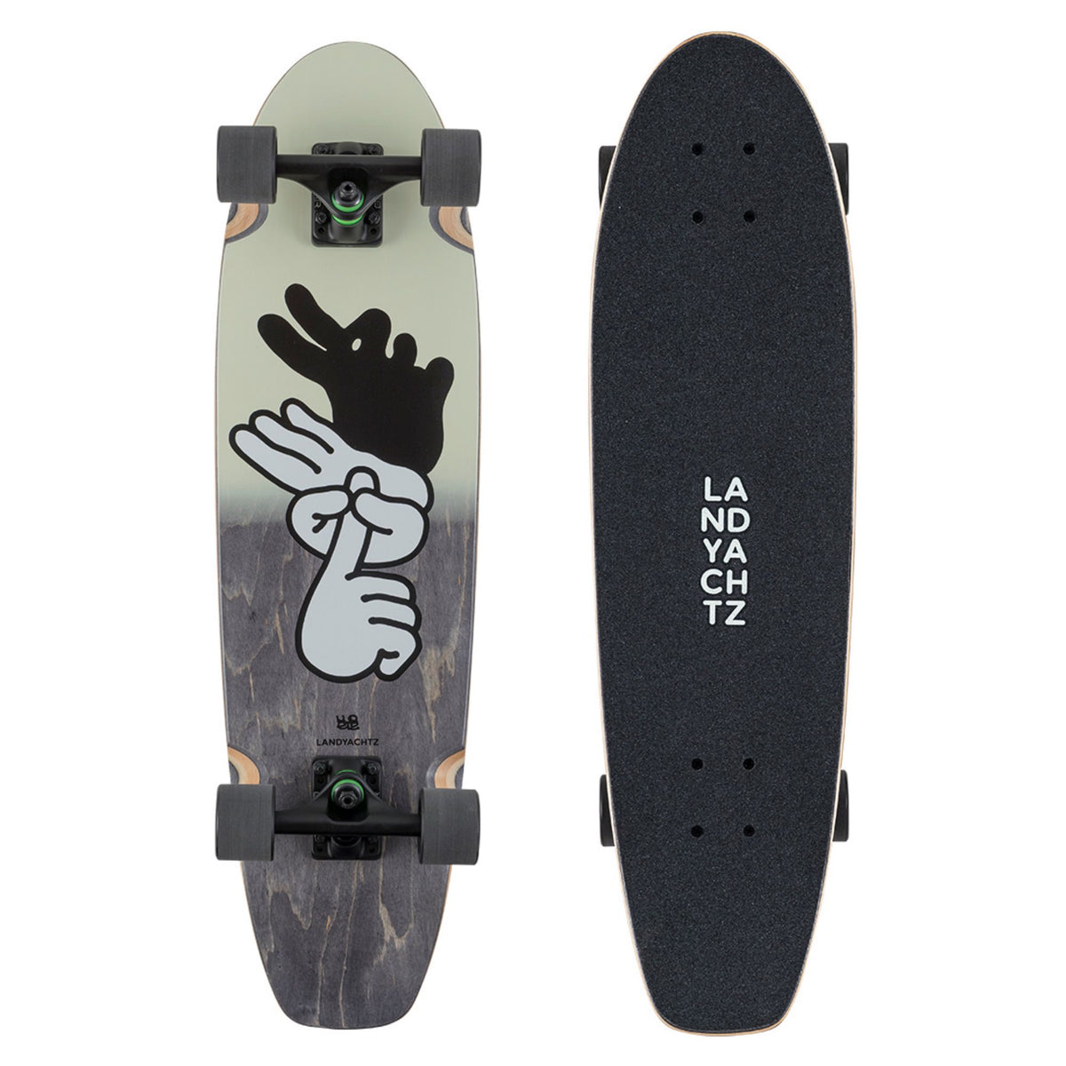 Landyachtz Dugout Series Skateboard, Shadow Puppet Complete