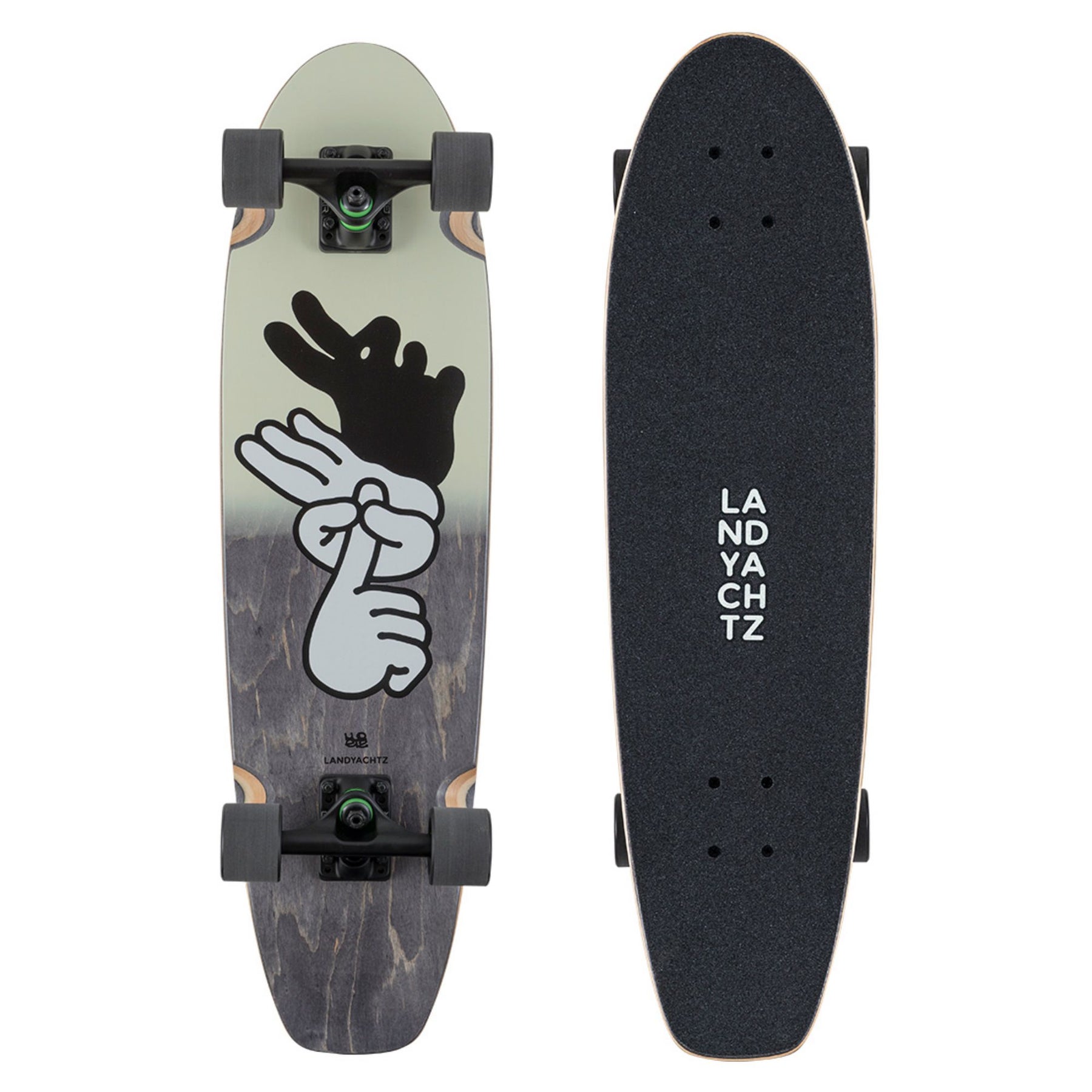 Landyachtz Dugout Series Skateboard, Shadow Puppet Complete