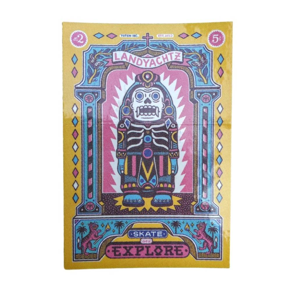 Landyachtz Drop Cat Illuminacion Yellow Sticker