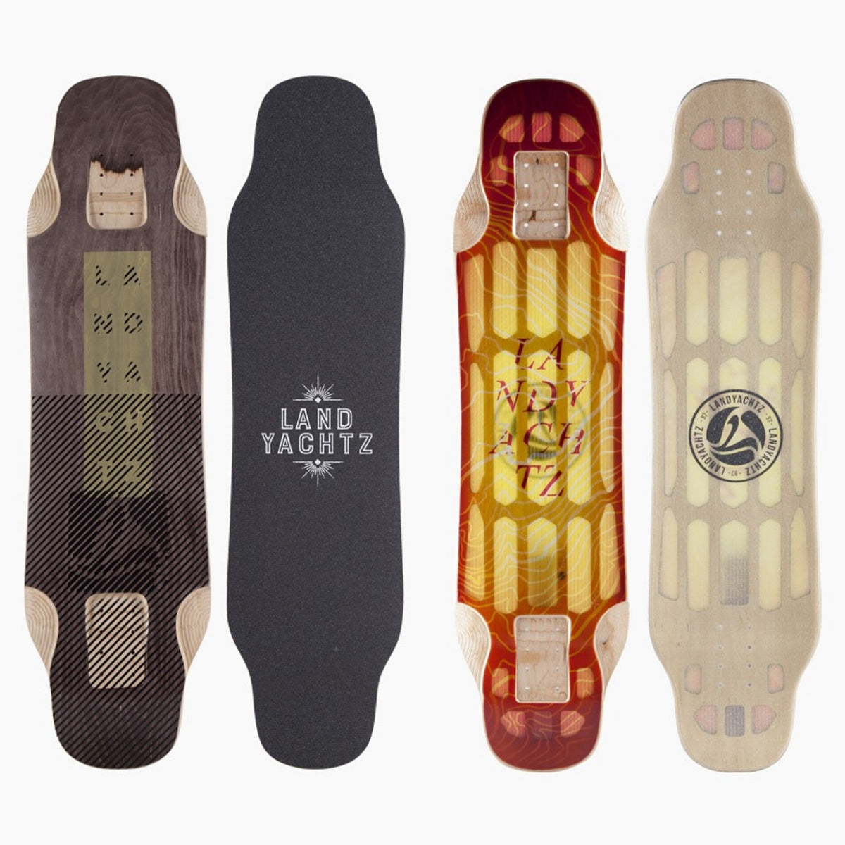 Landyachtz Tomahawk Longboard, Deck and Complete