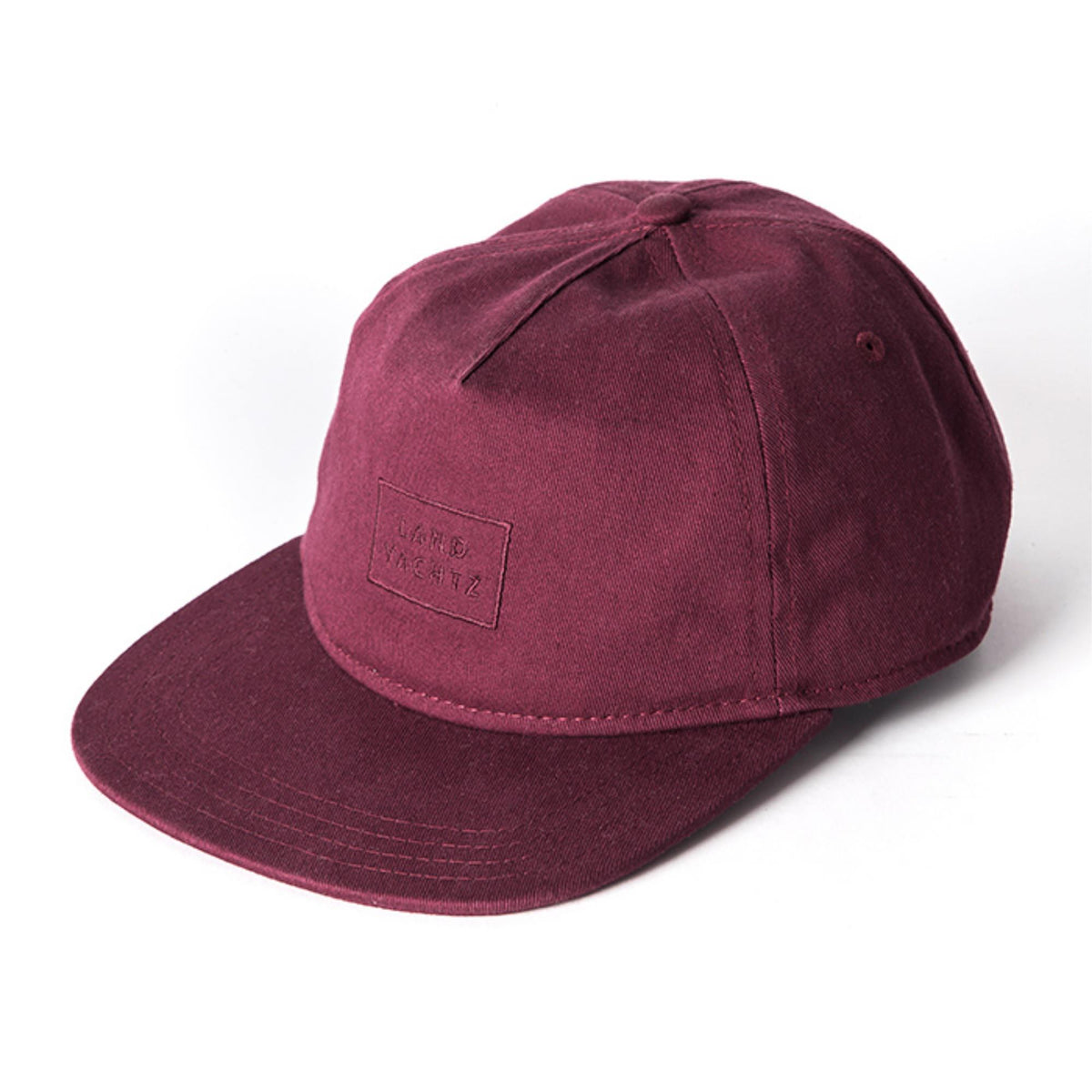 Landyachtz Rectangle Logo Hat, Maroon