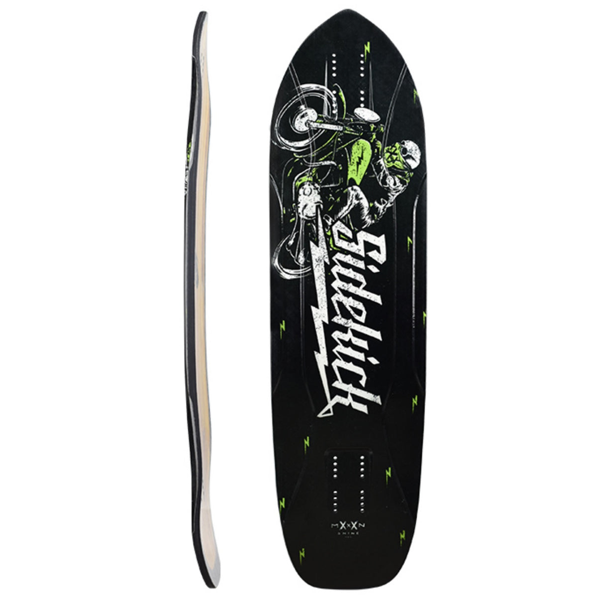 Moonshine Sidekick Longboard, Deck and Complete