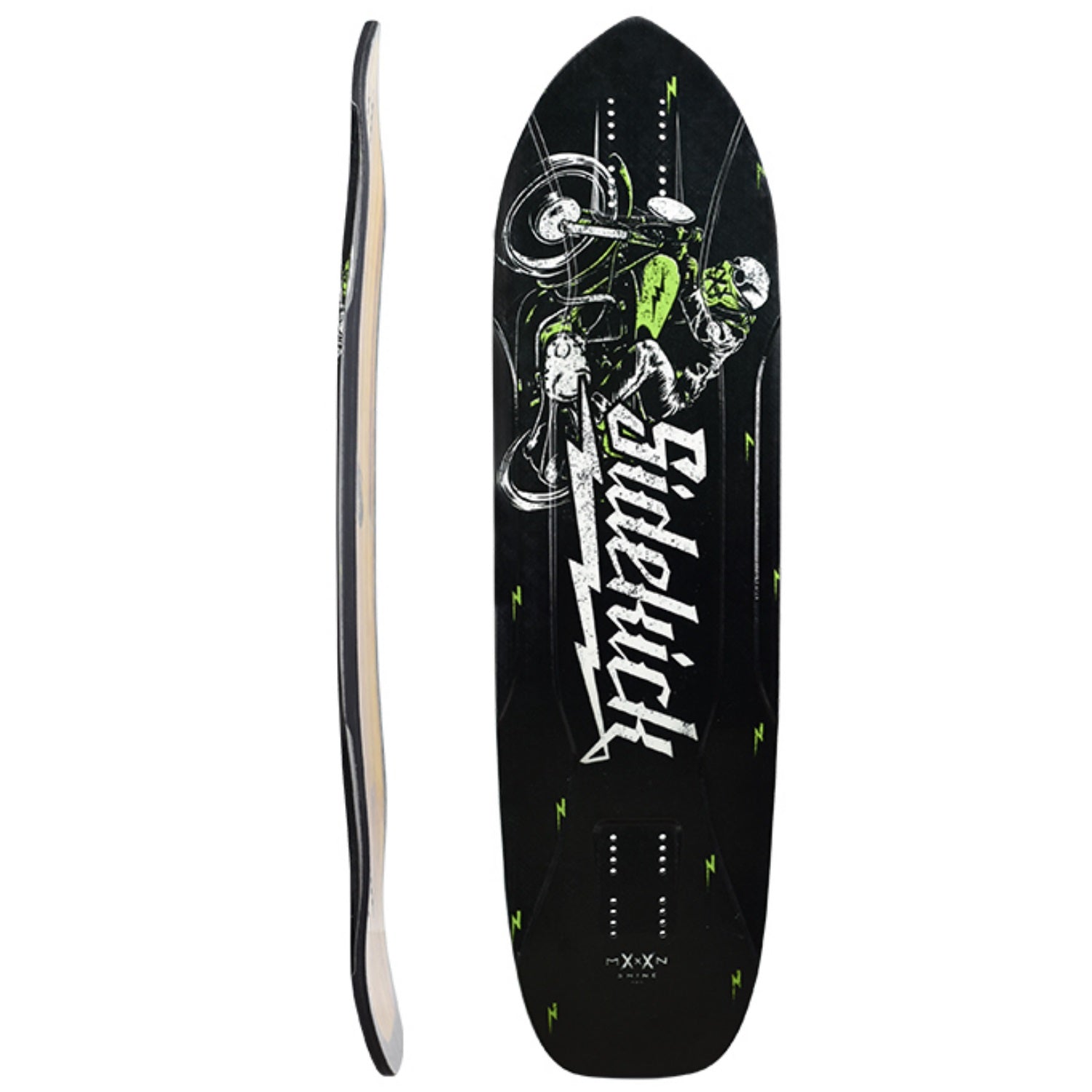 Moonshine Sidekick Longboard, Deck and Complete