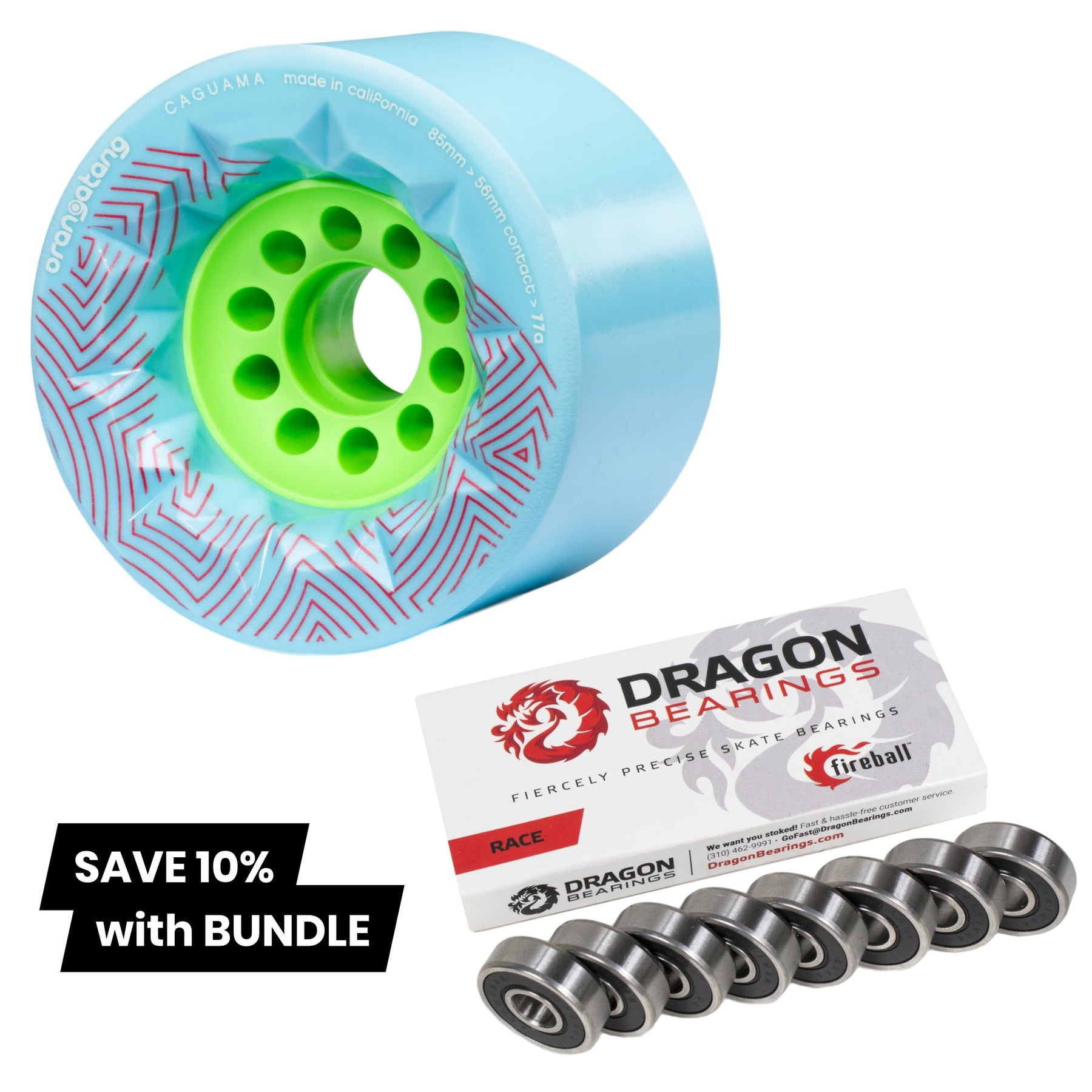 Orangatang Caguama Longboard Wheels, 85mm