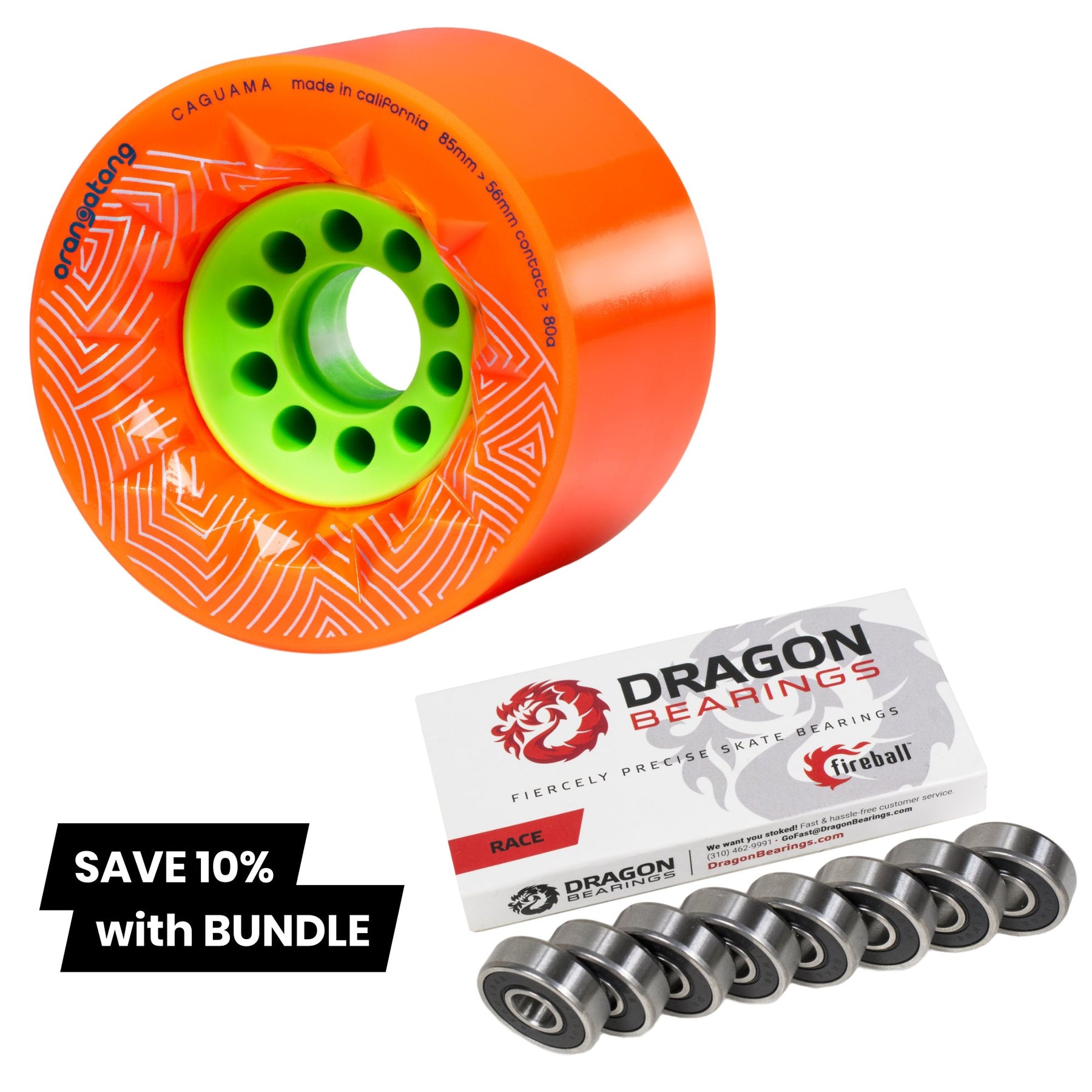 Orangatang Caguama Longboard Wheels, 85mm