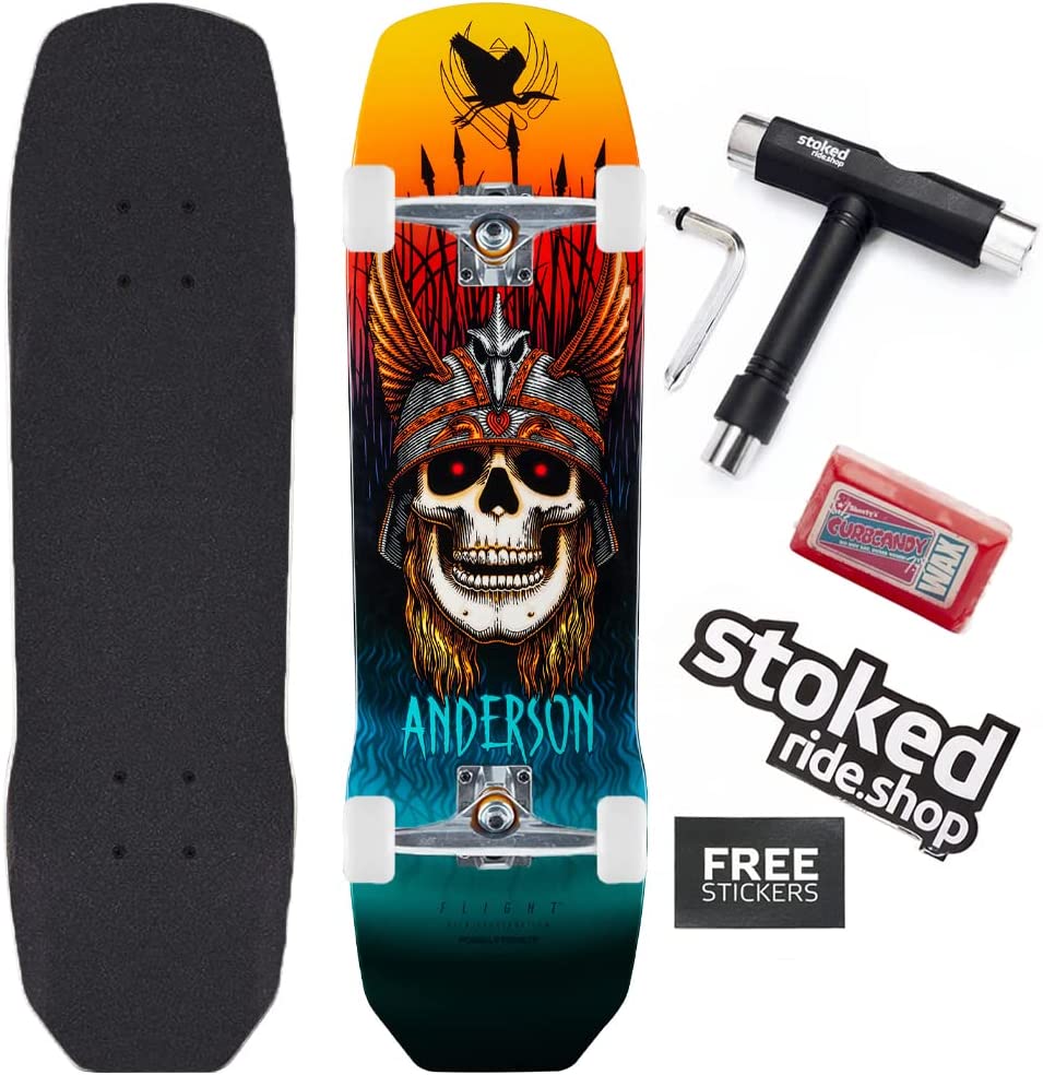 Powell-Peralta Flight Andy Anderson Crane Skull Pro Skateboard Complete