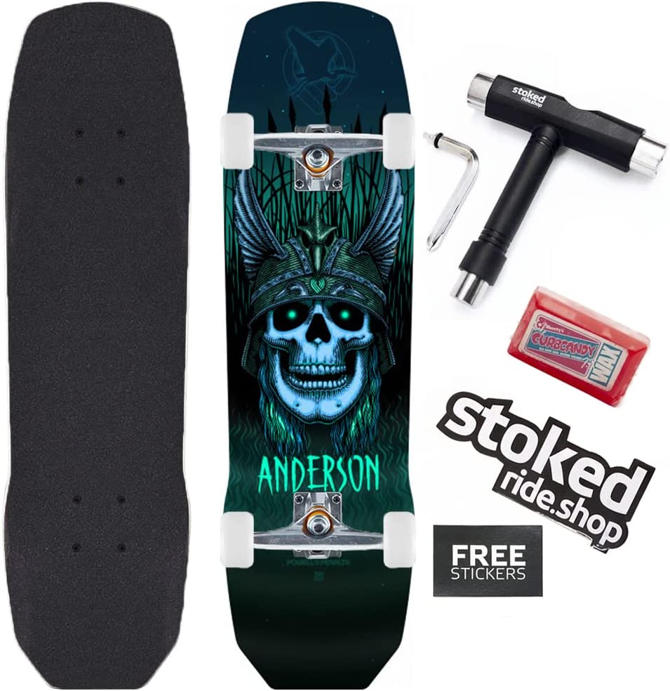 Powell-Peralta Flight Andy Anderson Crane Skull Pro Skateboard Complete