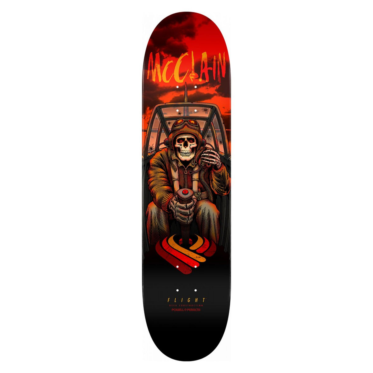 Powell-Peralta McClain Pro Flight Pilot Skateboard Deck, Shape 243, 8.25"
