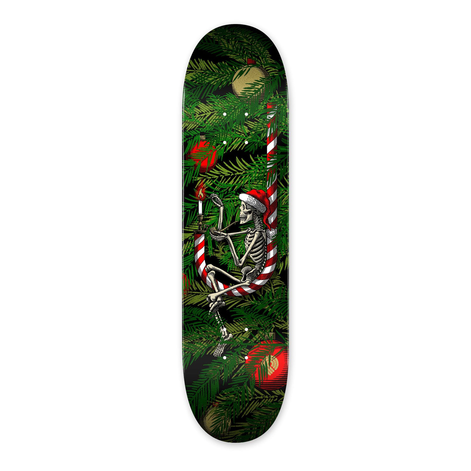 Powell-Peralta Holiday 2022 Limited Edition Skateboard Deck "Candy Cane", Shape 248, 8.25"